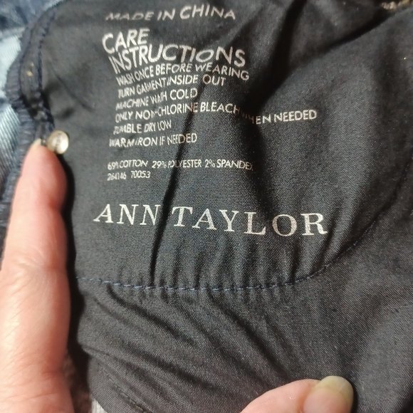 Ann Taylor curvy straight womens jeans sz 2 - Picture 11 of 12